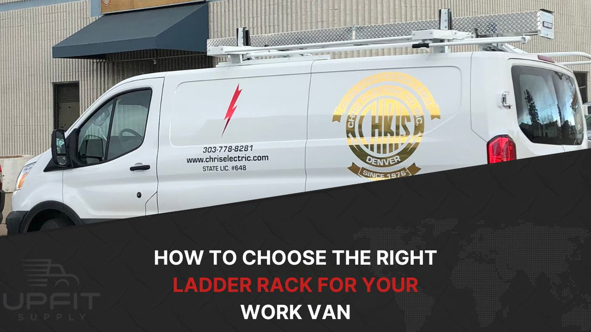 How to Choose the Right Ladder Rack for Your Work Van