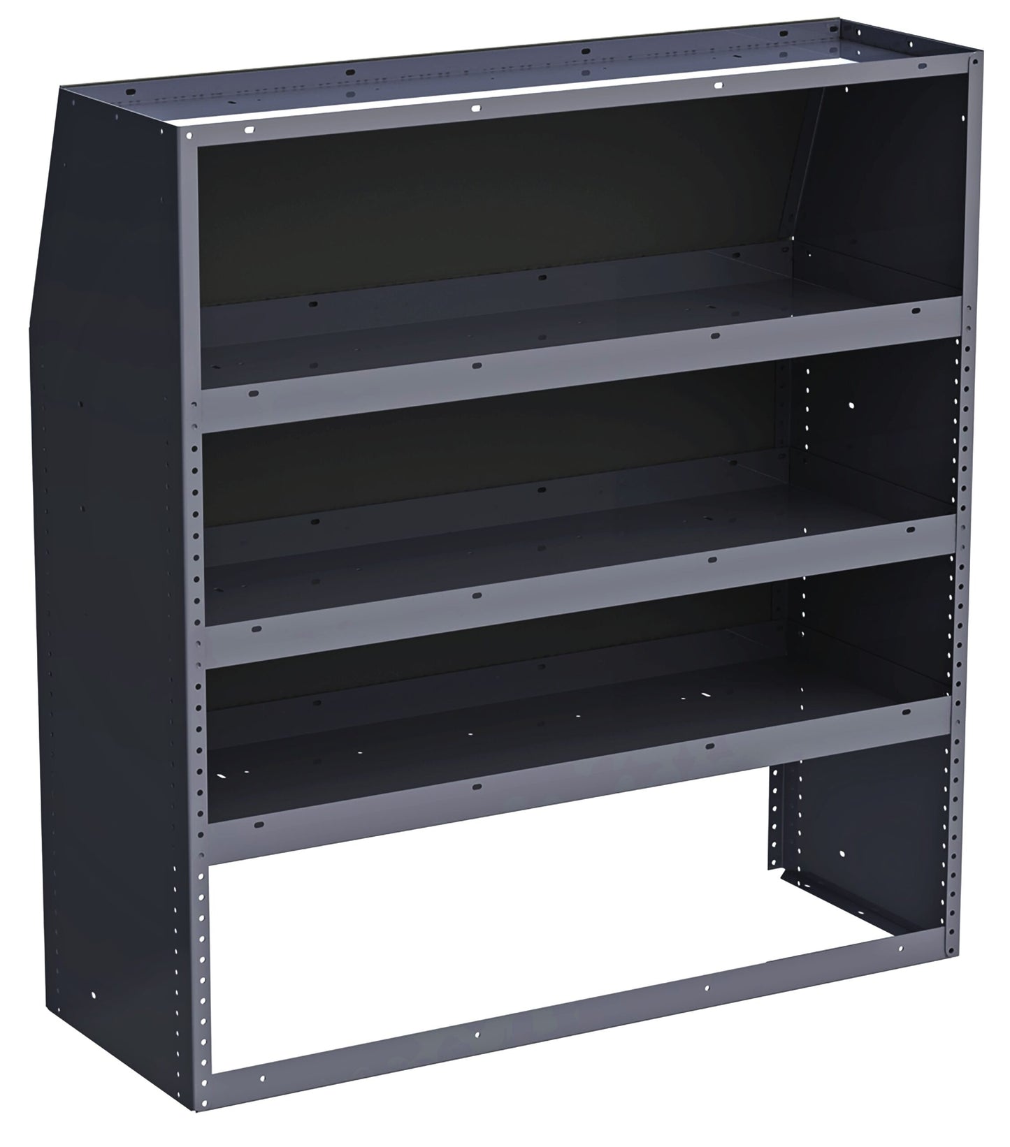 Masterack Tapered Steel Shelving Module - 43" W x 46" H x 16" D