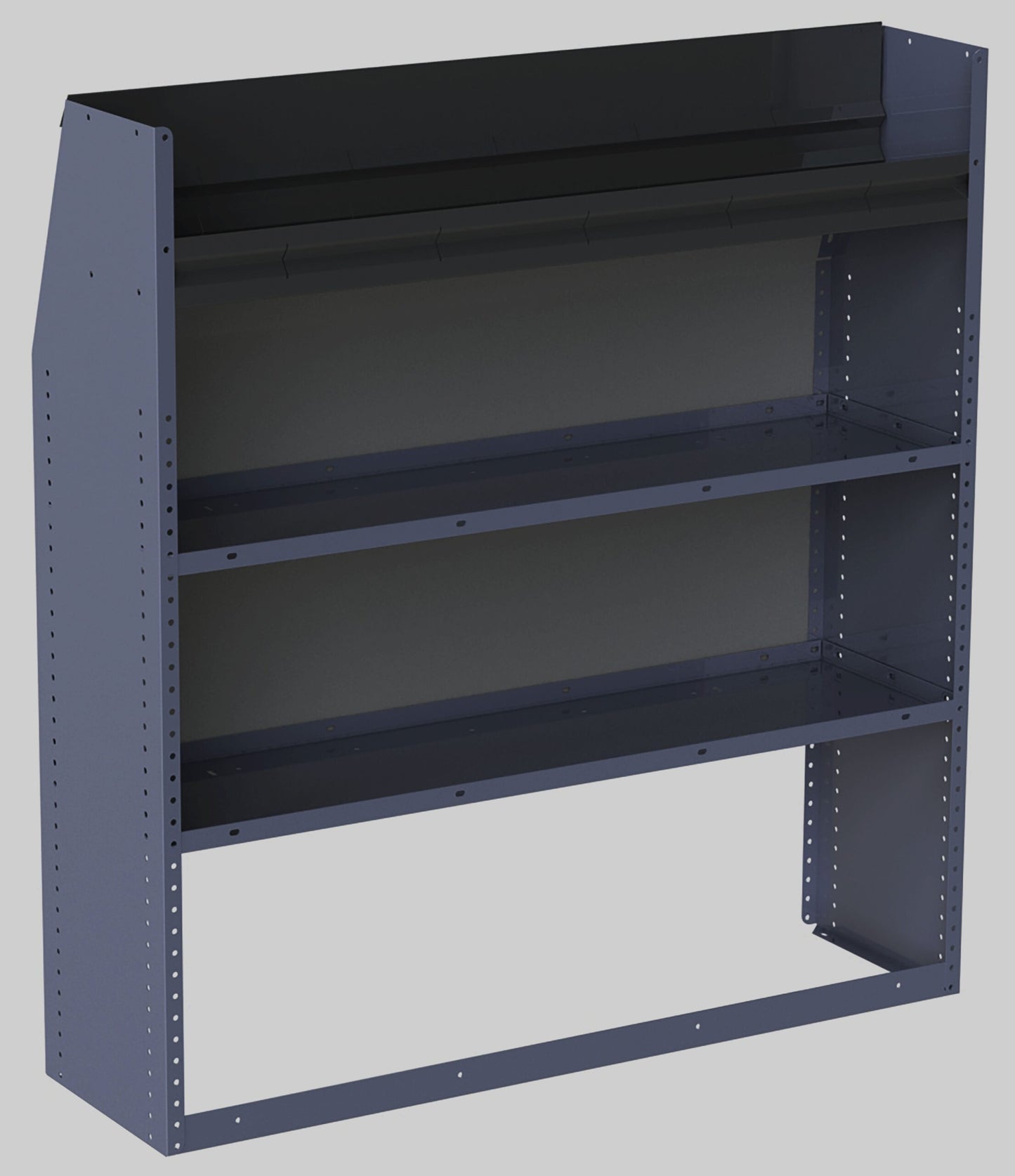 Masterack Tapered Steel Shelf Module - 43" W x 46" H x 12" D