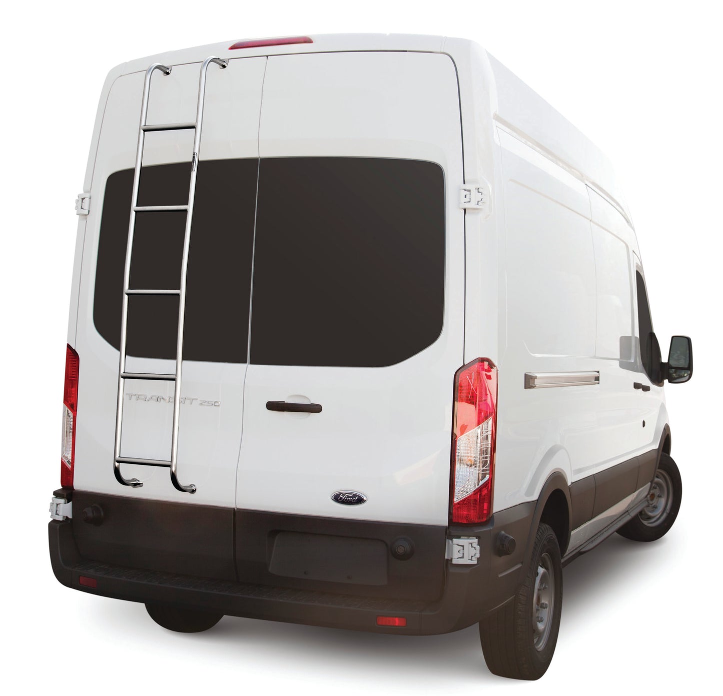 Stainless Steel Van Ladder for Ford Transit Vans - High Roof