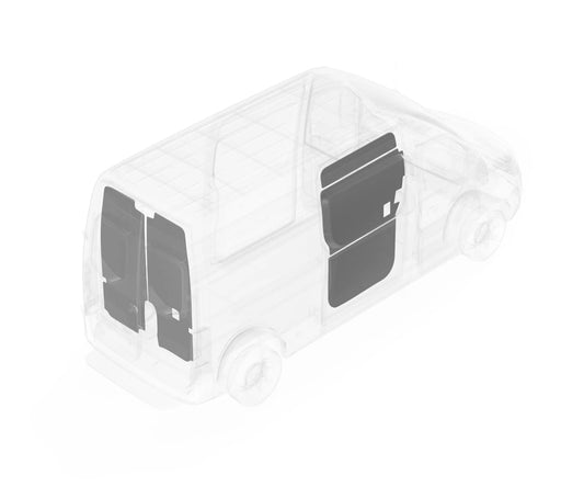 DuraTherm Insulated Door Liner Kit for Mercedes Sprinter Cargo Vans