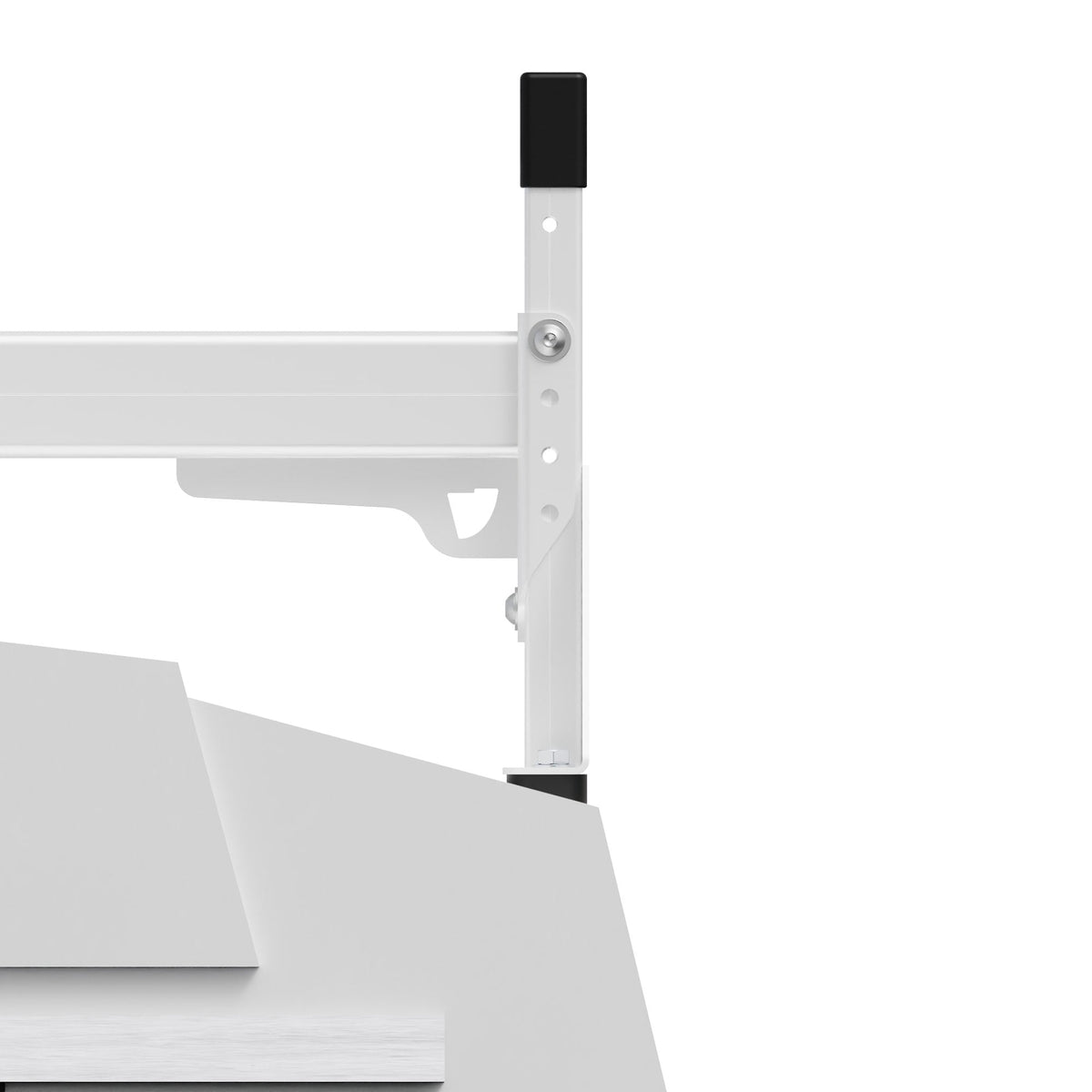 Vantech H1.1-Series 3 Bar 15 Degree Top Mount Roof Rack (Black) - 66-104 in - H5100-105