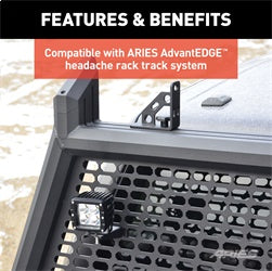 ARIES AdvantEDGE Headache Rack Tie Down Anchors - 1110310