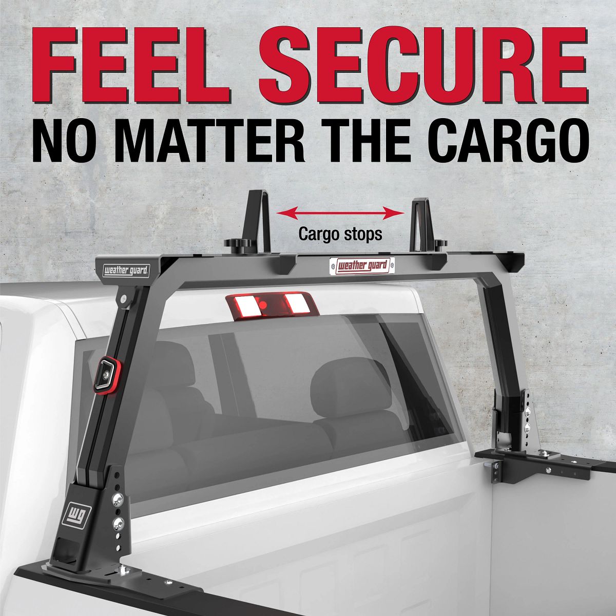 Weather Guard Headache Rack Cargo Stop (2 Pack)