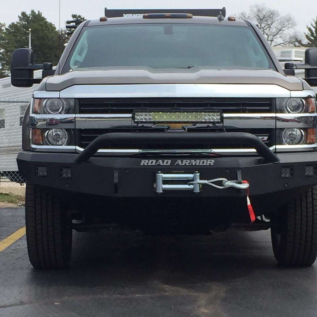 Road Armor Stealth Front Winch Bumper Pre-Runner Guard 2015-2019 Chevrolet 2500 3500 - 315R4B
