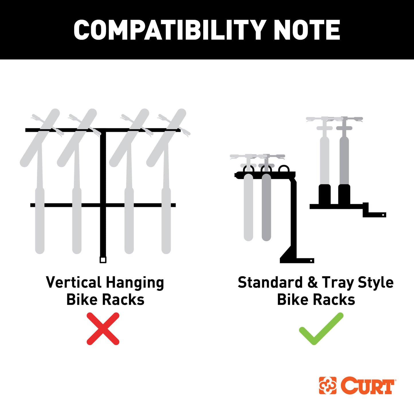 CURT Class 3 Hitch, 2", Select Silverado, Sierra 1500, 2500 (Round Tube Frame) - 13322