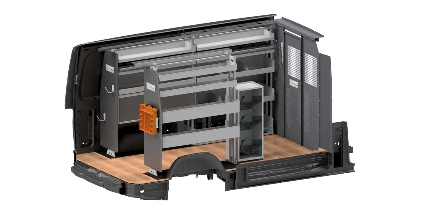 Rola-Case HVAC Bin Package for Mercedes Sprinter - 144-in WB - Std Roof