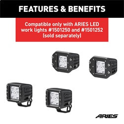 ARIES Replacement LED Light Extension Harnesses - 1501243