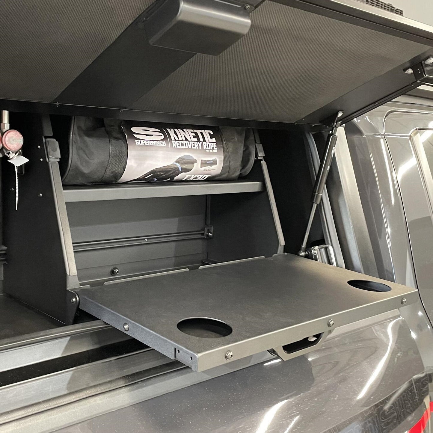Westin EXP Truck Cap Storage Box Shelf/Table Kit - 16-10014