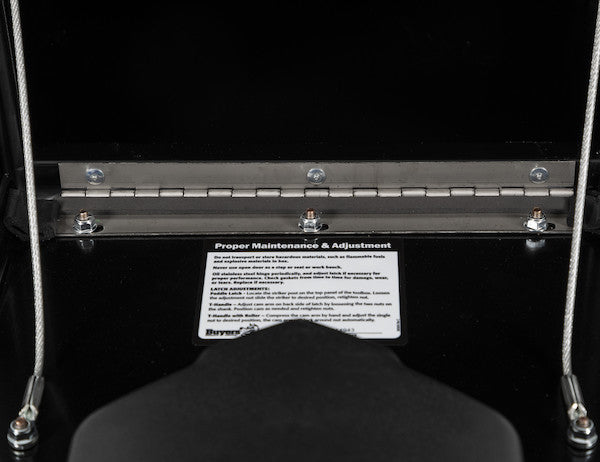 Buyers Products 15-in x 15-in x 13-in Black Steel Underbody Truck Box - 1703320