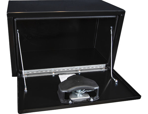 Buyers Products 14x12x24-in Black Steel Underbody Truck Box - 1703350