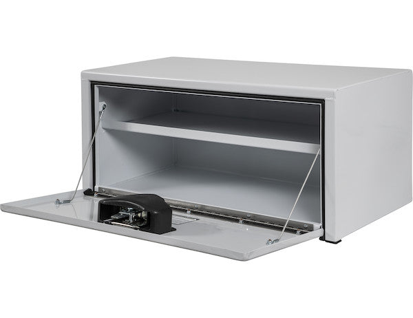 Buyers Products 30-in x 14-in x 16-in White Steel Underbody Truck Box - 1703404