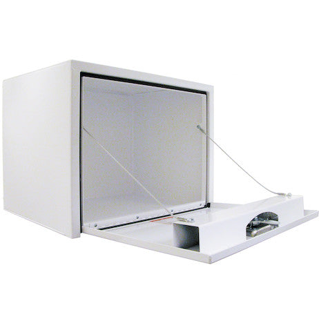 Buyers Products 24-in x 24-in x 24-in White Steel Underbody Truck Box - 1704400