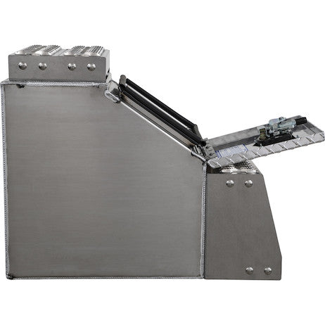 Buyers Products 24x28x18-in Heavy Duty Diamond Tread Aluminum Step Box - 1705181