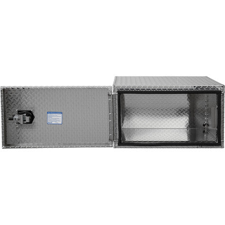 Buyers Products 30-in x 18-in x 18-in Diamond Tread Aluminum Underbody Truck Box - Single Barn Door - 1705203