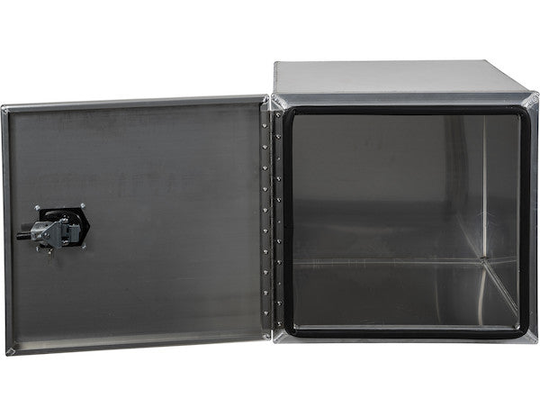Buyers Products 24-in x 24-in x 24-in Pro Series Smooth Aluminum Underbody Truck Box - Single Barn Door - 1705431