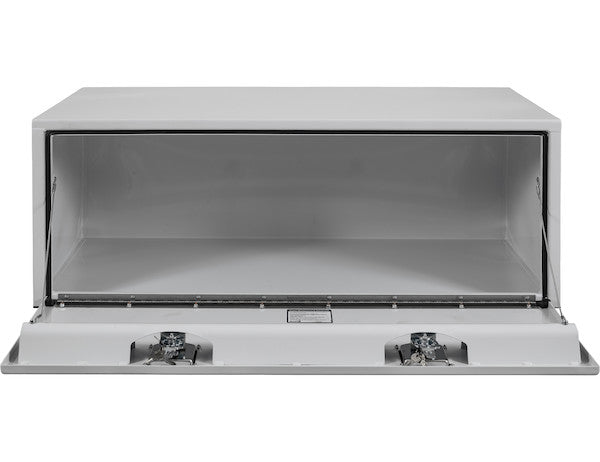 Buyers Products 48-in x 18-in x 24-in White Steel Underbody Truck Box - 1708410
