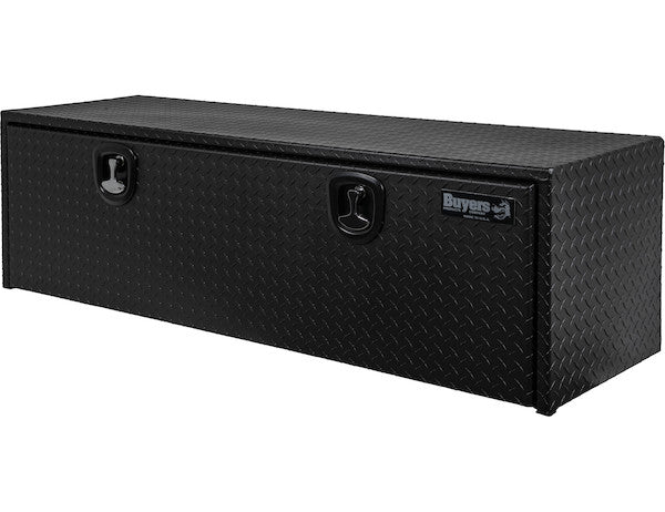 Buyers Products 60-in x 18-in x 18-in Textured Matte Black Diamond Tread Aluminum Underbody Truck Box - 1715115