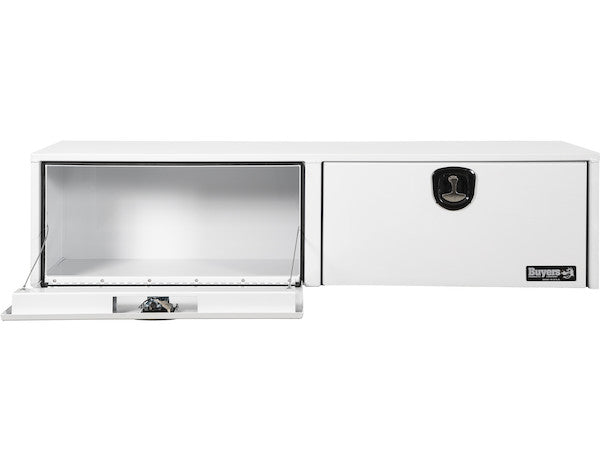 Buyers Products 16x13x72-in White Smooth Aluminum Topsider Truck Box - 1753151