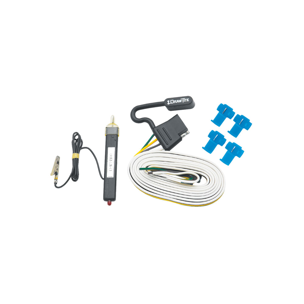 Wiring Connector, 4-Way Flat Vehicle End, 72 in. Length Wire
