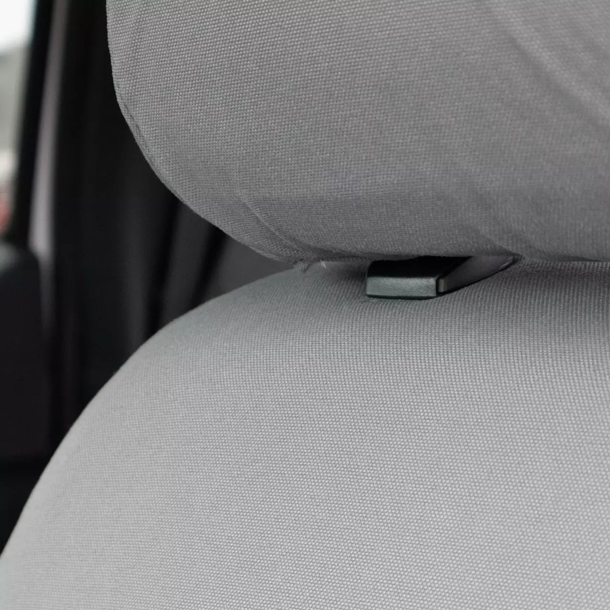 Front Bench Seat Covers for Ford F-150 (2021-2024) - Trim: XL/STX Trim | Body Type: Regular Cab | Center Console: Has Storage In Armwrest | Color: Snow Conceal