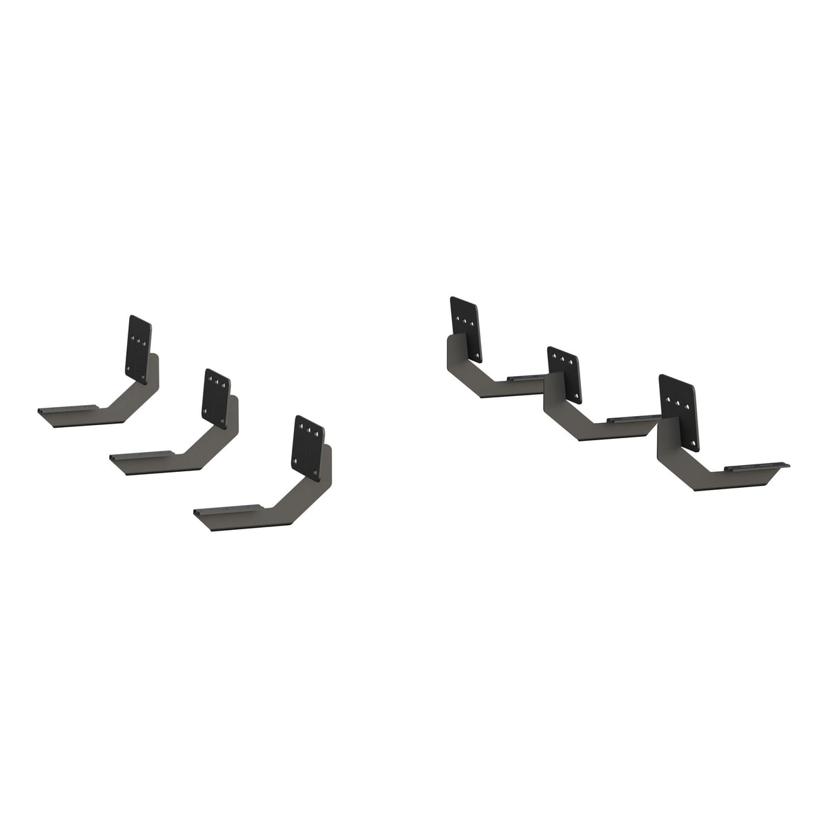 Luverne Black Stainless Steel Side Entry Steps, Select Ram 1500 Extended Cab