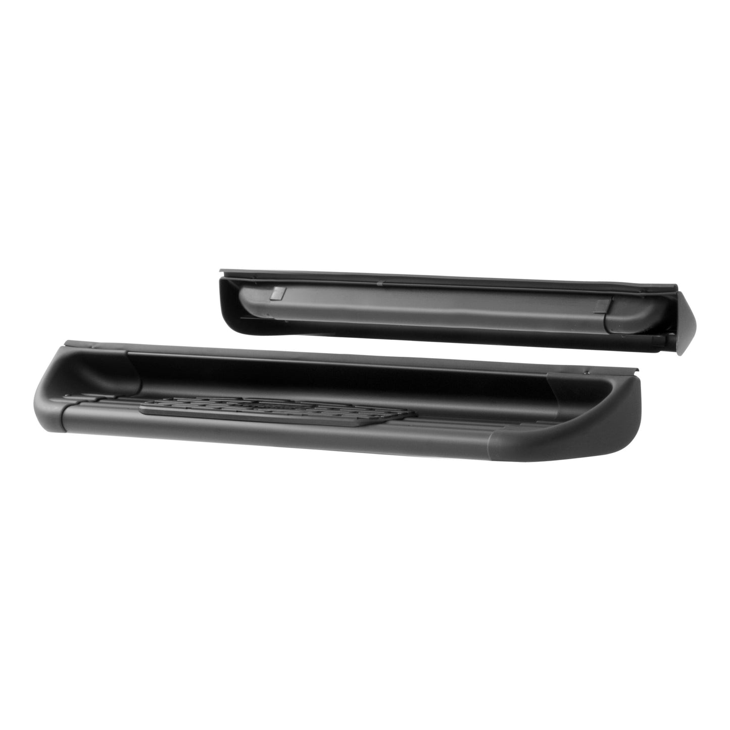 Luverne Black Stainless Steel Side Entry Steps, Select Silverado, Sierra HD Regular Cab