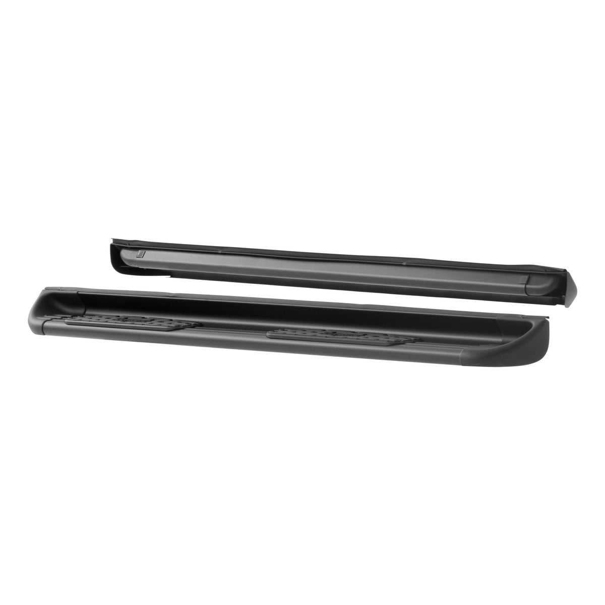 Luverne Black Stainless Steel Side Entry Steps, Select Silverado, Sierra Double Cab