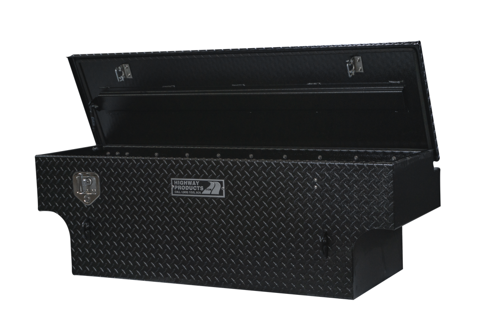 Highway Products 60 x 19.5 x 21-in. 5th Wheel Tool Box with Plate Lid, Plate Base - 3022-004-BK62