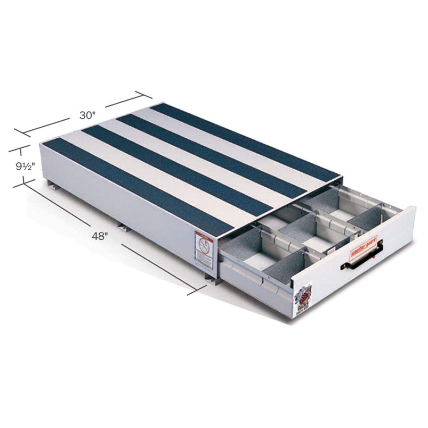 Weather Guard Pack Rat Drawer Unit - 48in X 30in X 9.5in - 304-3