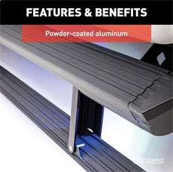 ARIES ActionTrac 87.6-in Retractable Powered Running Boards for Toyota Tundra CrewMax Cab (2007-2021) - 3048351