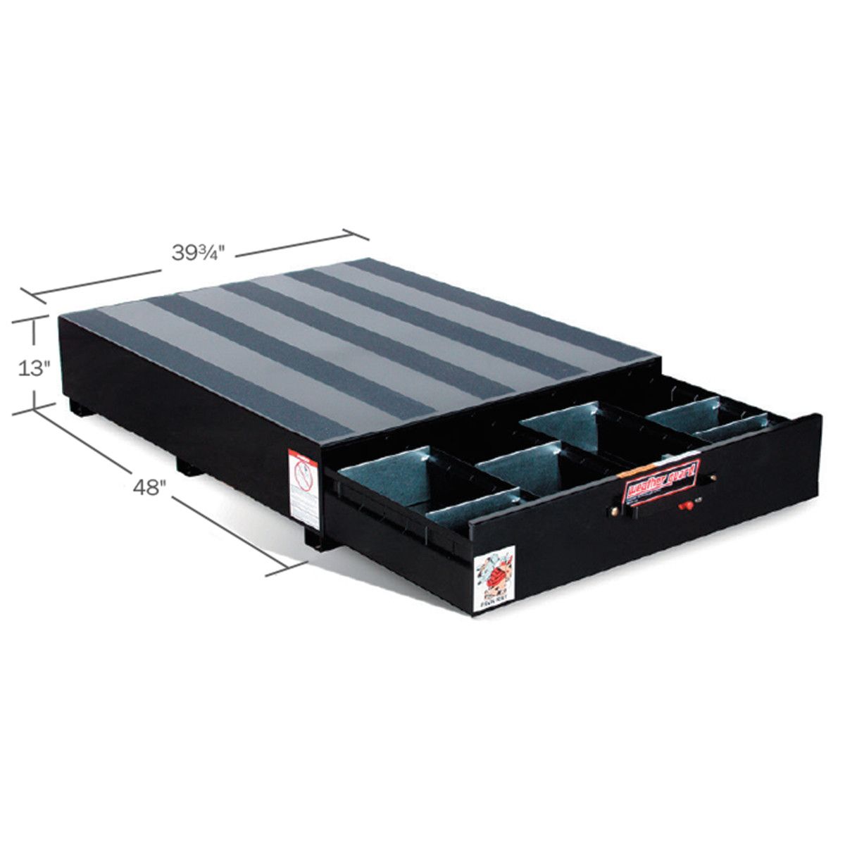 Weather Guard Pack Rat Drawer Unit - 48in X 40in X 13in - Black - 338-5