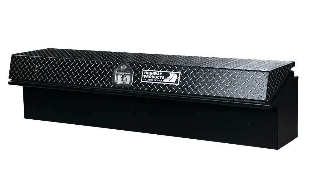 Highway Products 65 x 16 x 16-in. Low Side Tool Box with Smooth Black Base, Leopard Lid - 3712-003-BK62S-ALL