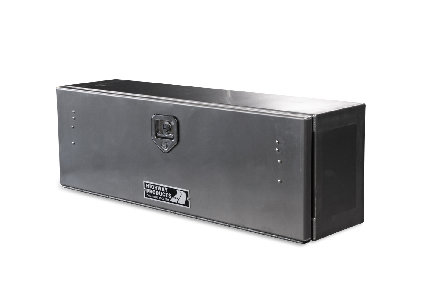 Highway Products 48 x 16 x 13-in. High Side Tool Box with Smooth Aluminum Door, Smooth Aluminum Base - 3813-001