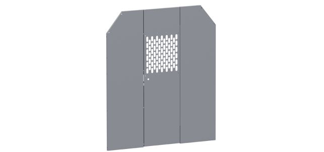 Partition Center Panels - Perforated Door / Solid Sides - Ford Transit (Mid/High Roof), Mercedes Sprinter (High Roof)