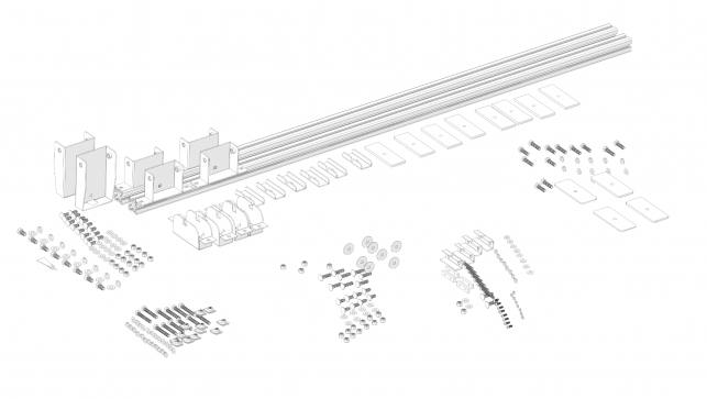 Mount Kit - HD Aluminum - Sprinter, Promaster, Transit, NV