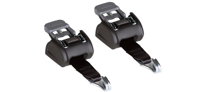 Retractable Ratchet Straps - 2" W X 7' L - Pair (Use With Crossbar Racks)