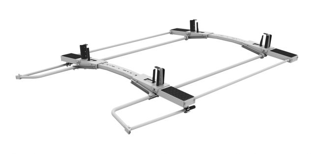 Drop Down Ladder Rack - Double Drop Down - Preassembled - Low Roof Transit & NV, GM