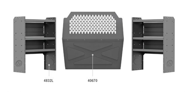 Commercial Shelving Package for Ford Transit Connect