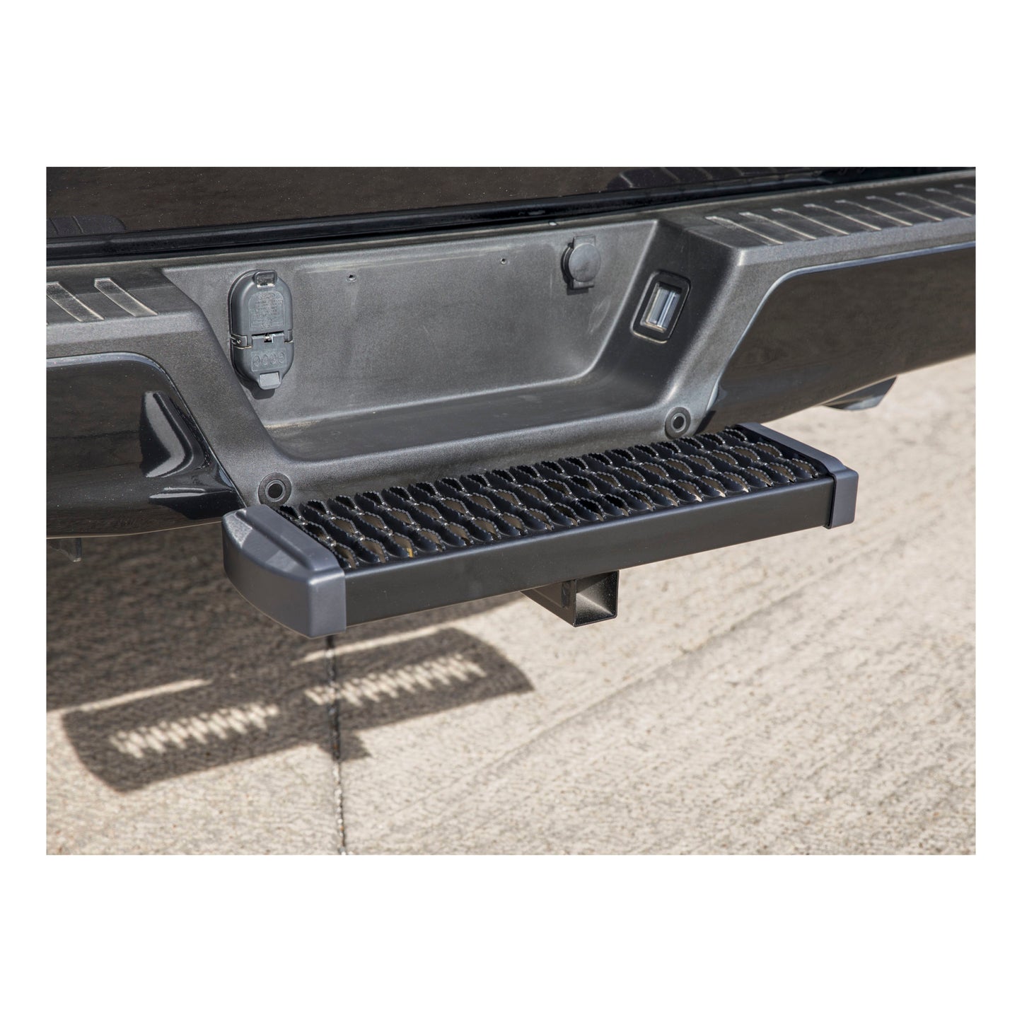 Luverne Grip Step 7" x 26" Black Aluminum Receiver Hitch Step (Fits 2" Tube)