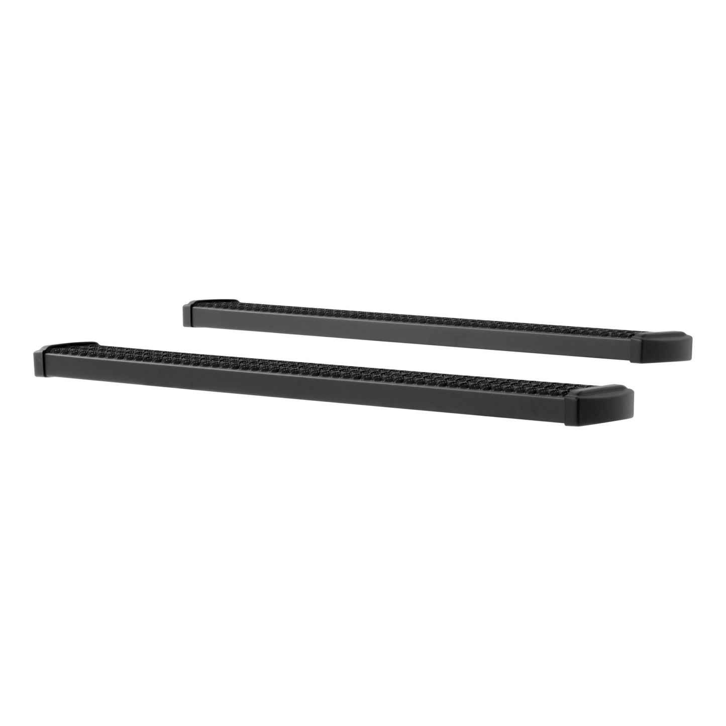 Luverne Grip Step 7" x 60" Black Aluminum Running Boards (No Brackets)
