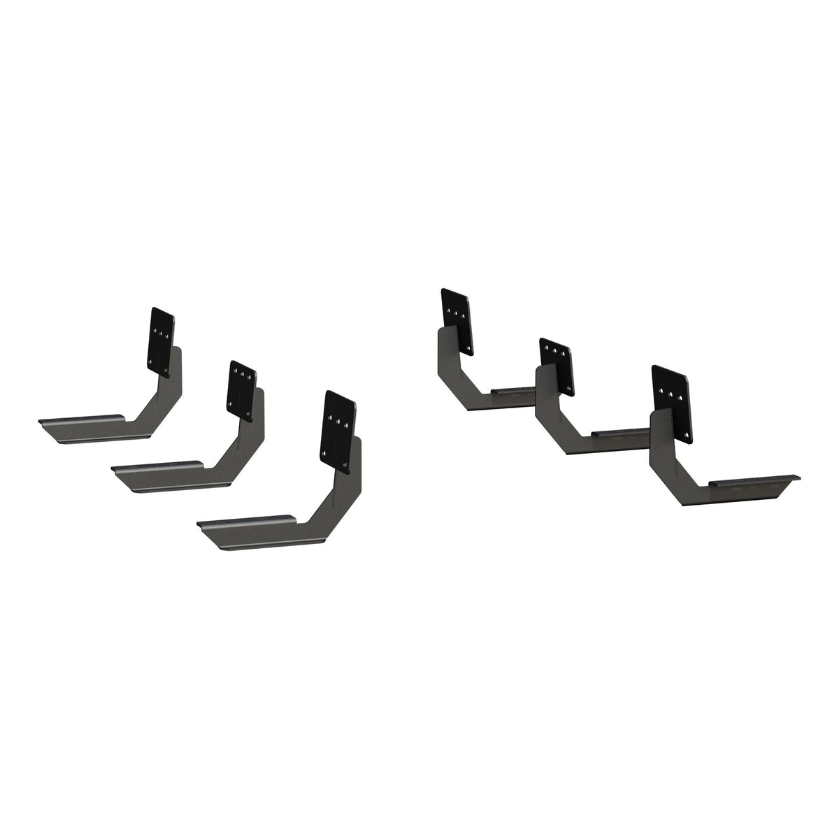Luverne Grip Step 7" x 78" Black Aluminum Running Boards, Select Ram 1500 Quad Cab