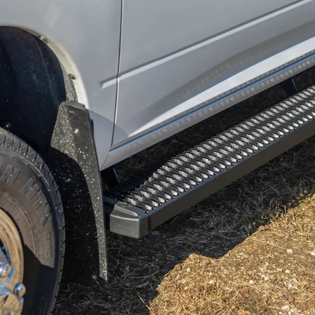 Luverne Grip Step 7" x 36" Aluminum Running Boards - Ford E-Transit - Cab Only - 415036-401740