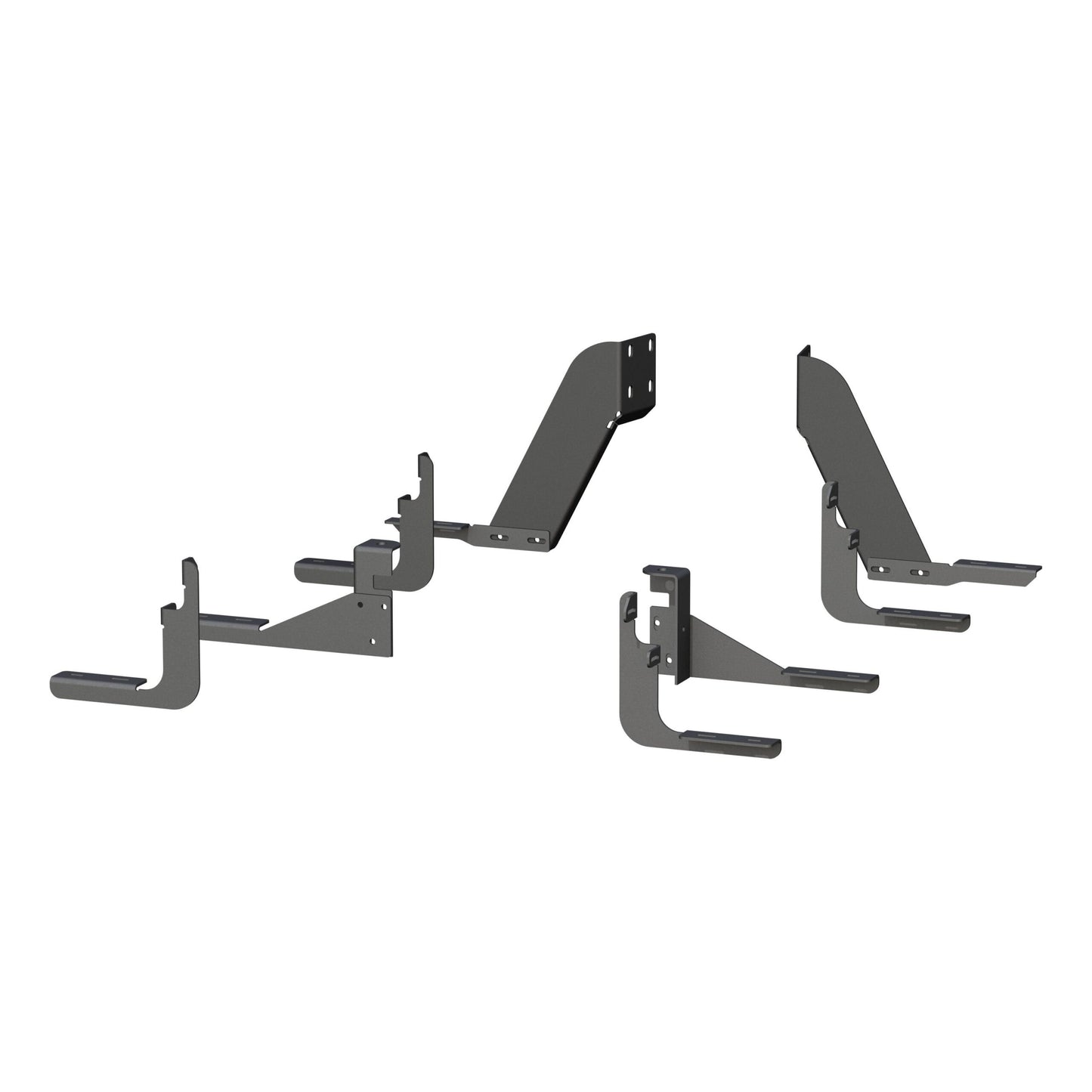 Luverne Regal 7 Polished Stainless 101" Oval W2W Steps, Select Ford F-150 Ext, 6'6" Bed