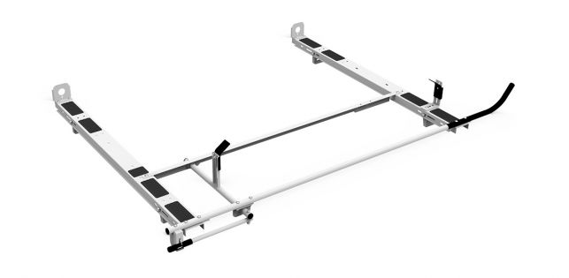 Clamp & Lock Ladder Rack - Aluminum - Single - 6.5' Most Commercial Caps