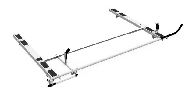 Clamp & Lock Ladder Rack – Aluminum – Single – 8' Most Commercial Caps