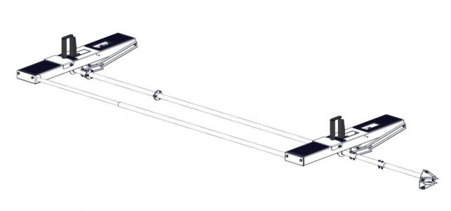 Drop Down Driver Side Mechanism – Aluminum – Transit, Sprinter, ProMaster, NV (High Roof)