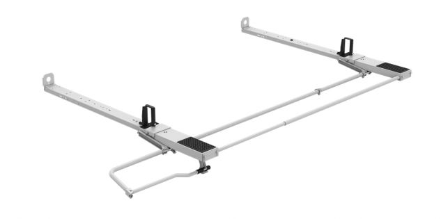 Drop Down Ladder Rack - Aluminum - Single - Transit, NV, Express, Savana