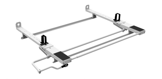 Drop Down Ladder Rack - Aluminum - Single - Transit Connect, ProMaster City, Metris, NV200, City Express