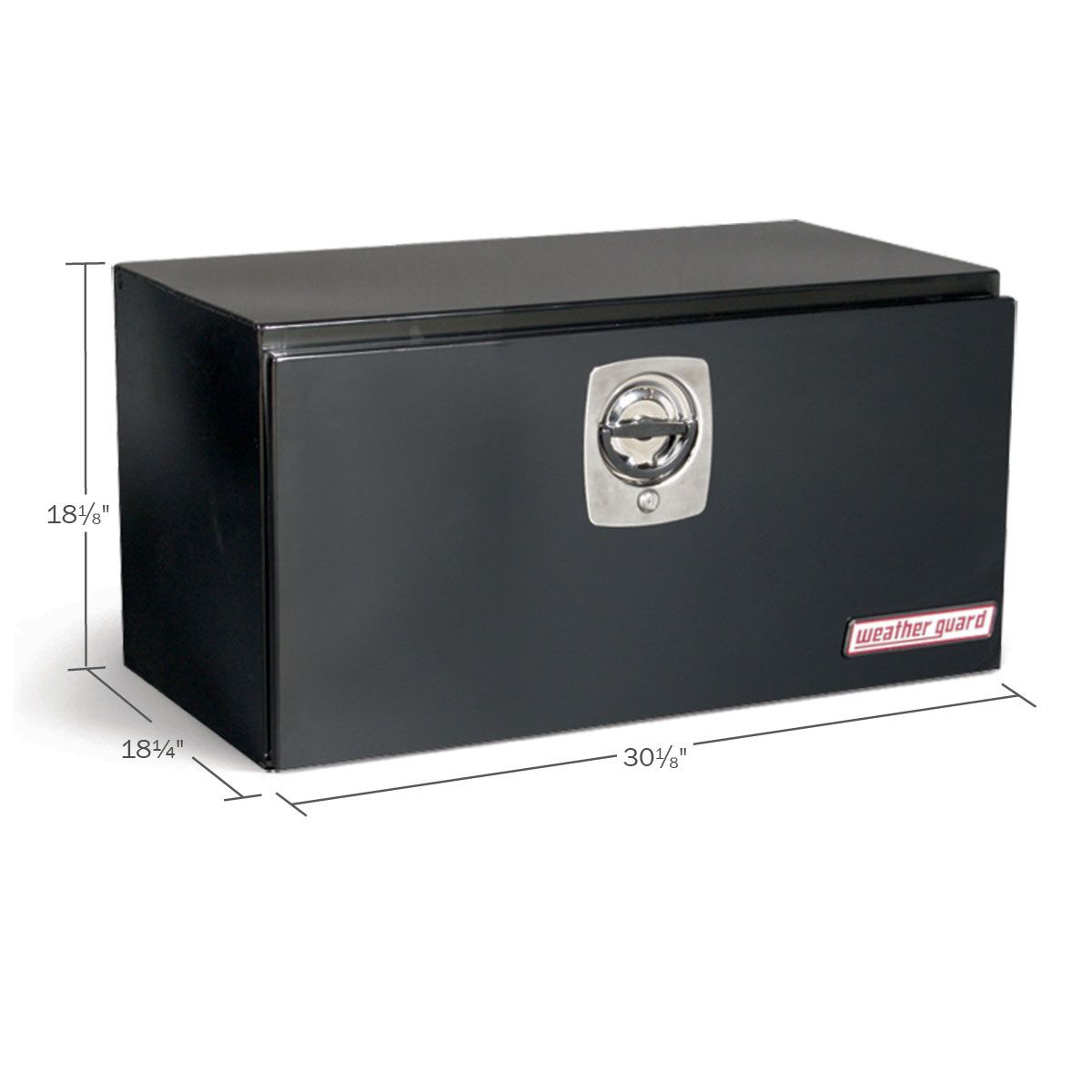 Weather Guard Steel Underbody Box - 30-in x 18-in x 18-in - Gloss Black - 530-5-02